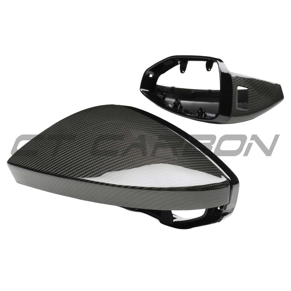 AUDI A6/S6/RS6 C8 2015-2025 CARBON FIBRE MIRRORS WITH LANE ASSIST - LHD