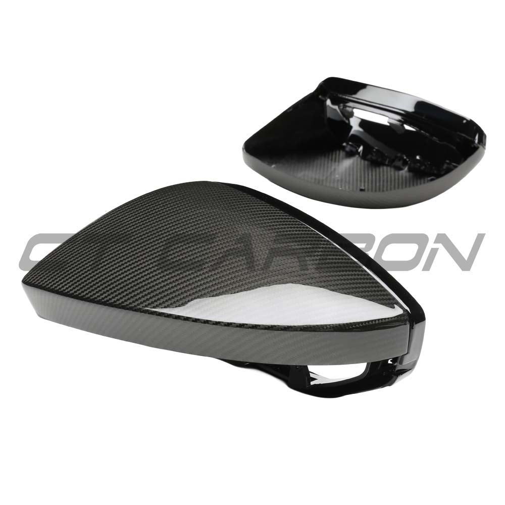 AUDI A6/S6/RS6 C8 2015-2025 CARBON FIBRE MIRRORS WITH LANE ASSIST - LHD