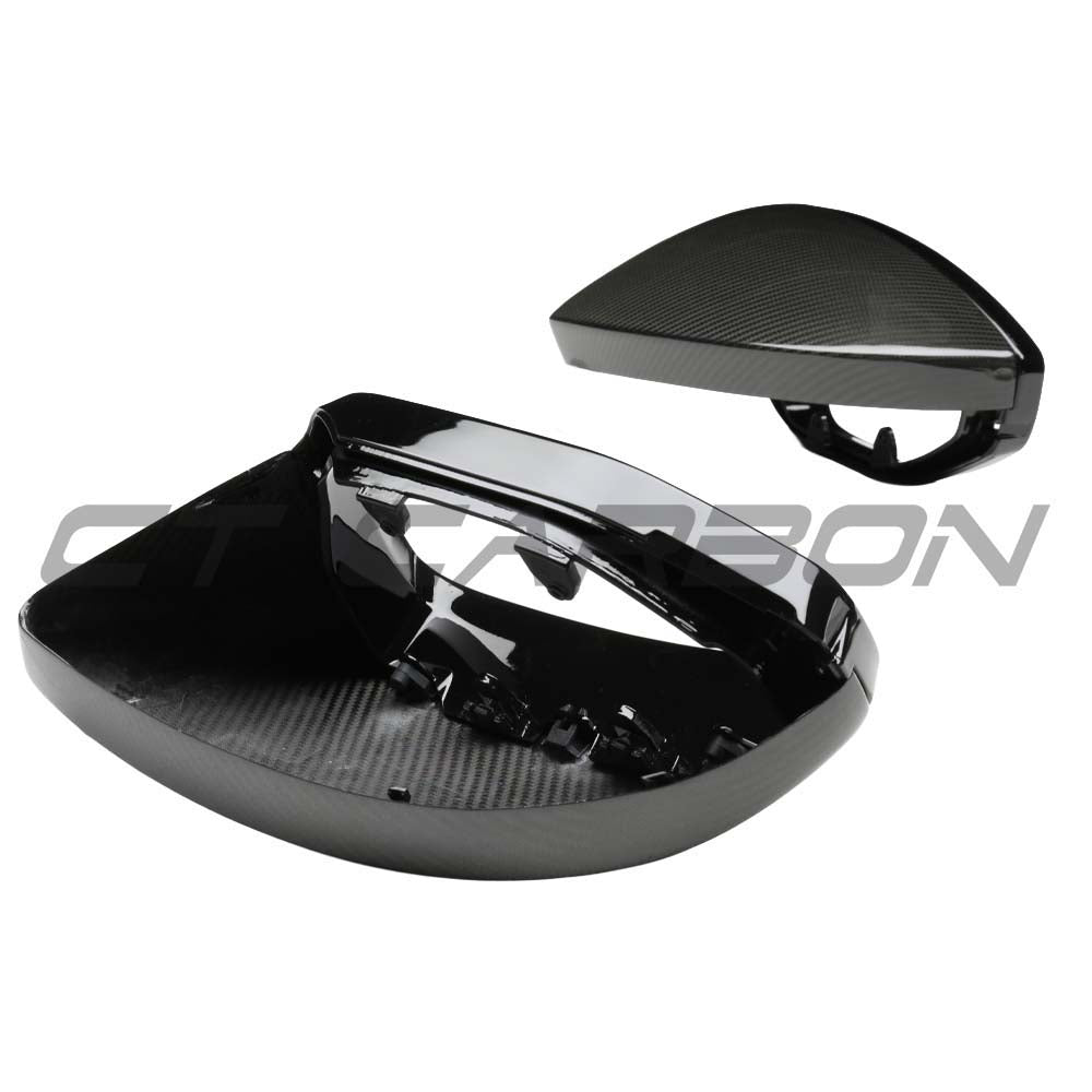 AUDI A6/S6/RS6 C8 2015-2025 DRY CARBON FIBRE MIRRORS - LHD