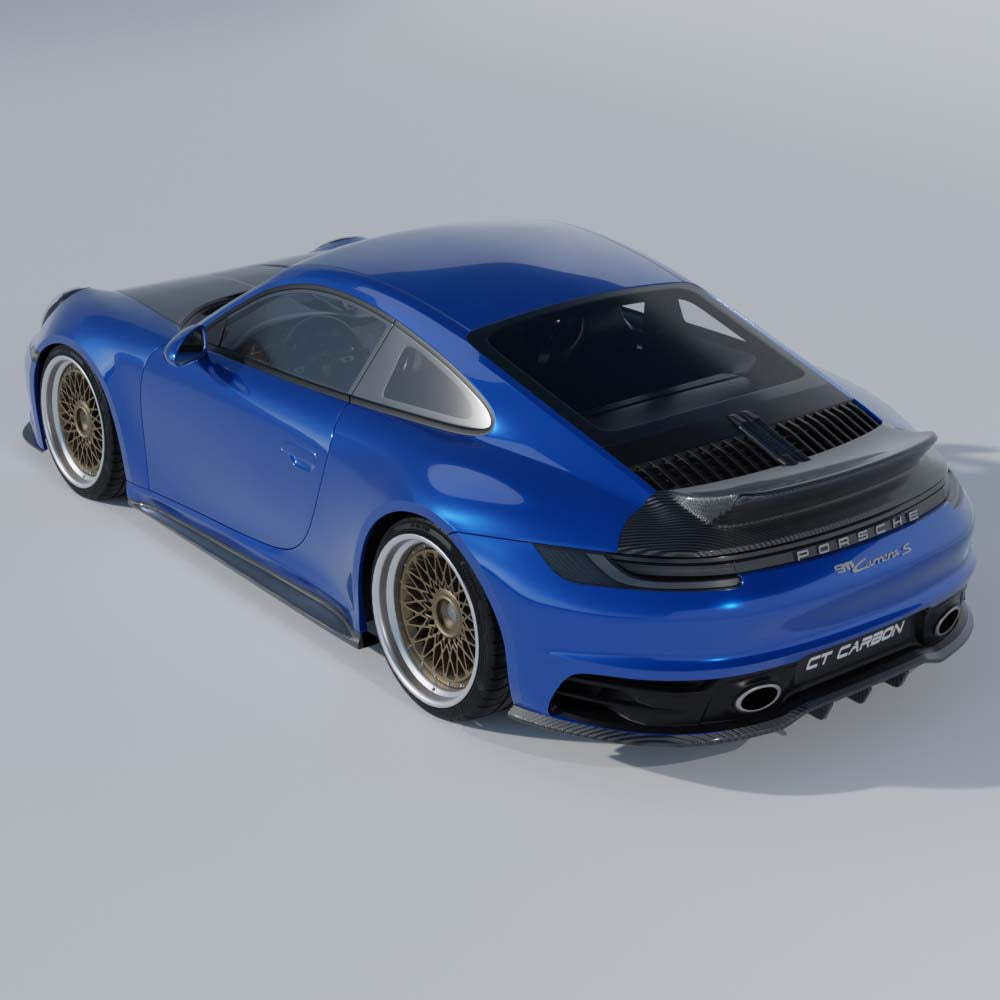 PORSCHE 911 (992.1) CARRERA 2019-2024 CARBON FIBRE KIT - V2 - CT DESIGN
