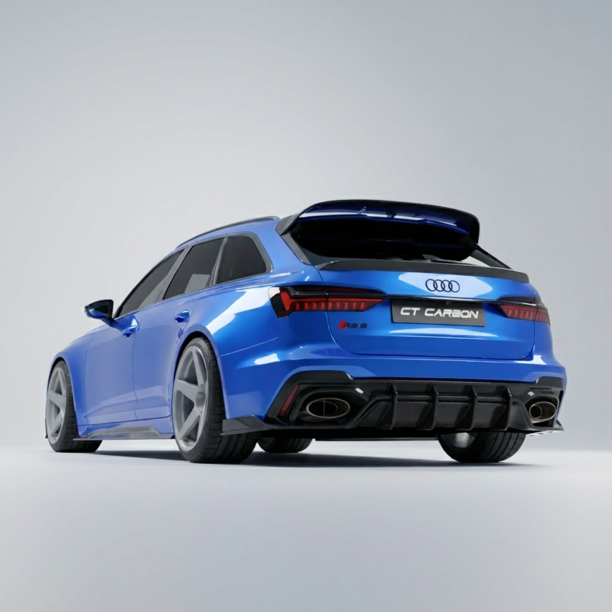 AUDI RS6 C8 AVANT CARBON FIBRE SPOILER - CT DESIGN V2