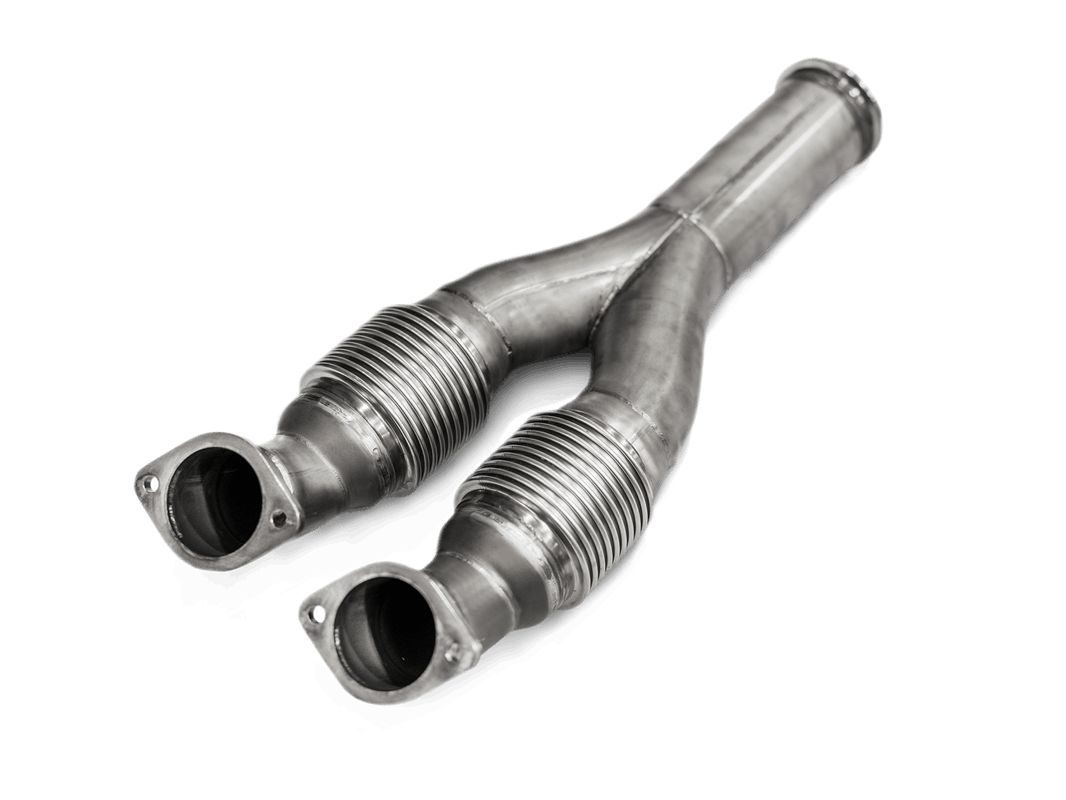 Nissan GT-R (R35) | Akrapovic | Link Pipe (SS) for Aftermarket Turbochargers