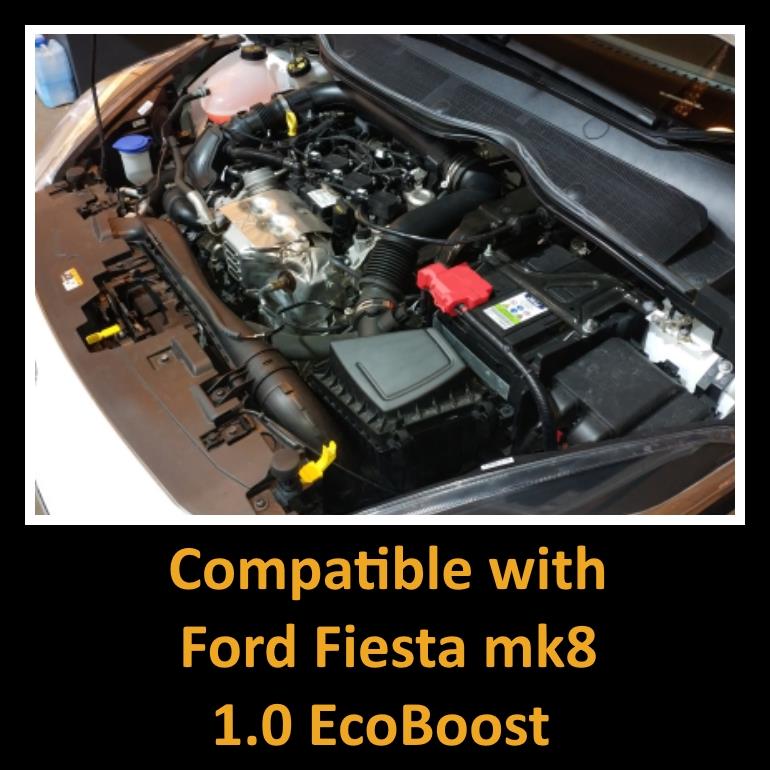 Performance Foam Induction Kit for MK8 Ford Fiesta ST 1.0 EcoBoost - Black Hose