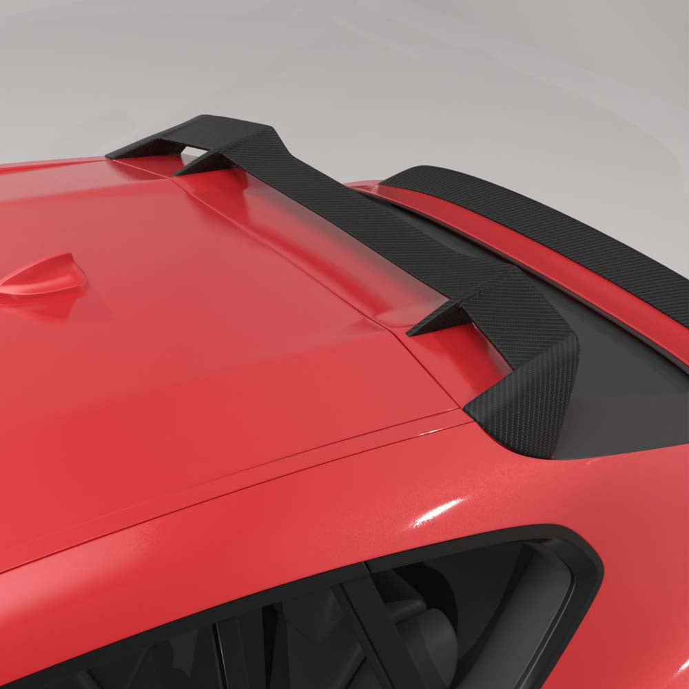 BMW G02 X4 & F98 X4M 2019+ CARBON FIBRE ROOF SPOILER - CT DESIGN