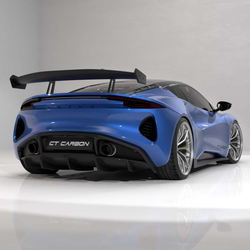 LOTUS EMIRA 2022+ CARBON FIBRE SWAN NECK WING - CT DESIGN