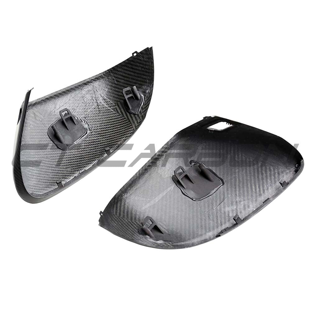 AUDI Q8/SQ8/RSQ8 & LAMBORGHINI URUS MATTE CARBON FIBRE MIRRORS - WITH LANE ASSIST - RHD & LHD