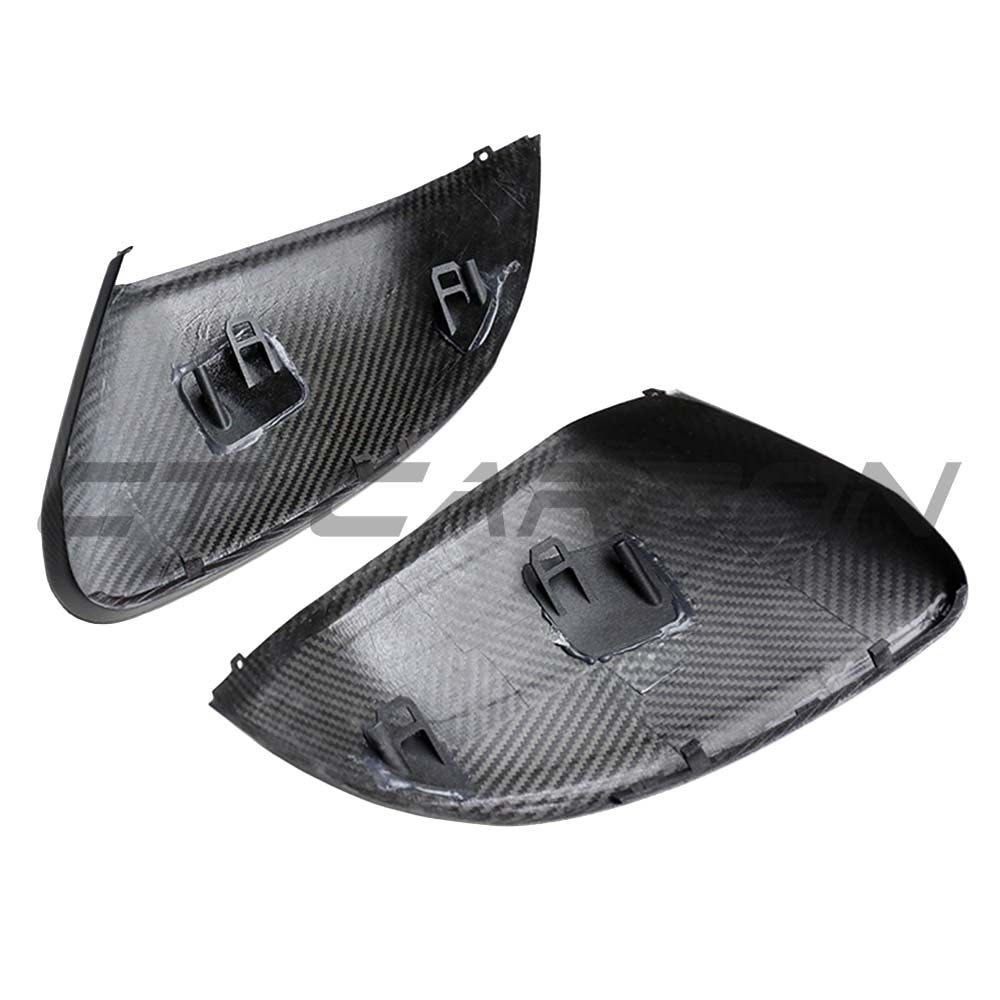 AUDI Q8/SQ8/RSQ8 & LAMBORGHINI URUS MATTE CARBON FIBRE MIRRORS - WITHOUT LANE ASSIST - RHD & LHD