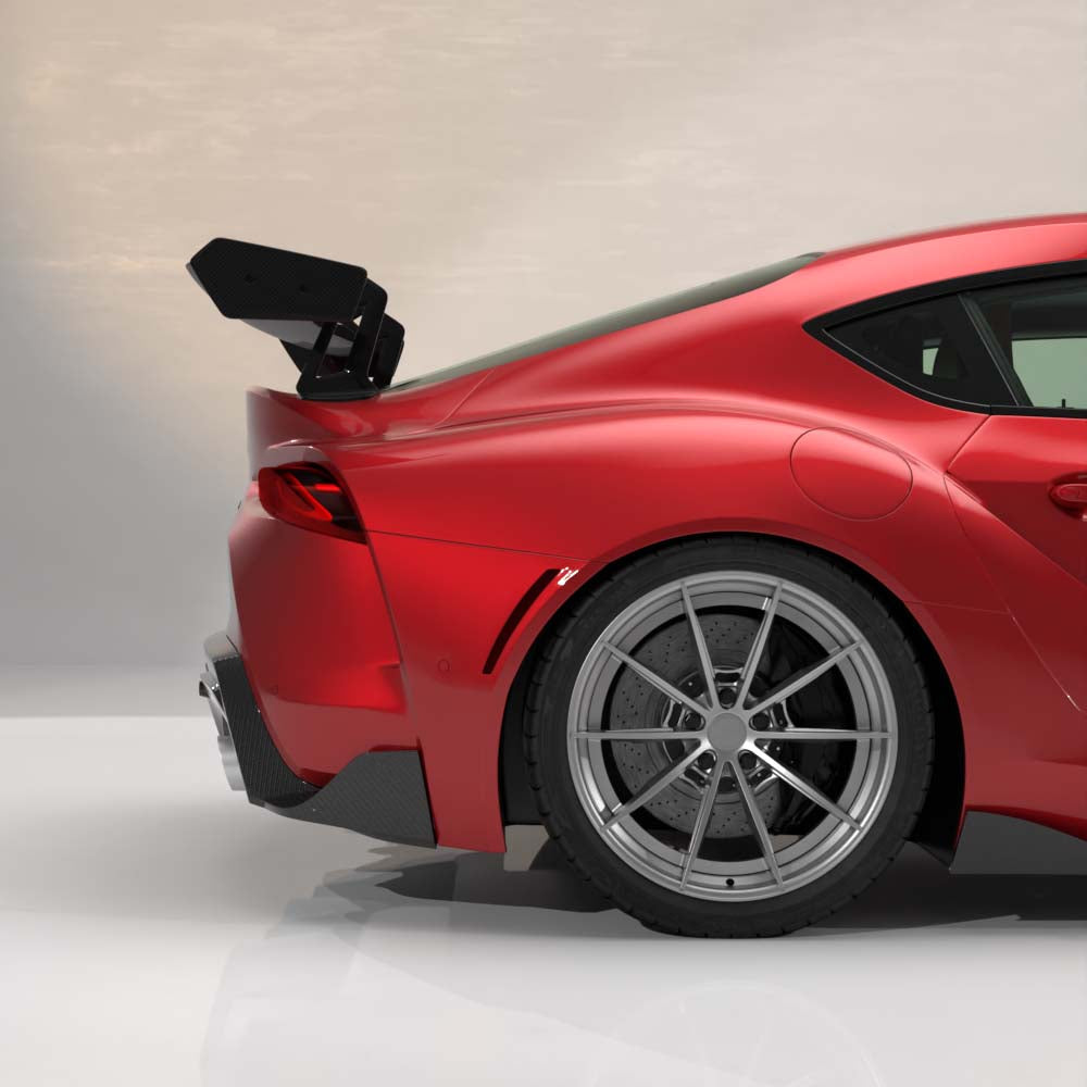 TOYOTA SUPRA A90 2019+ CARBON FIBRE SWAN NECK WING - CT DESIGN