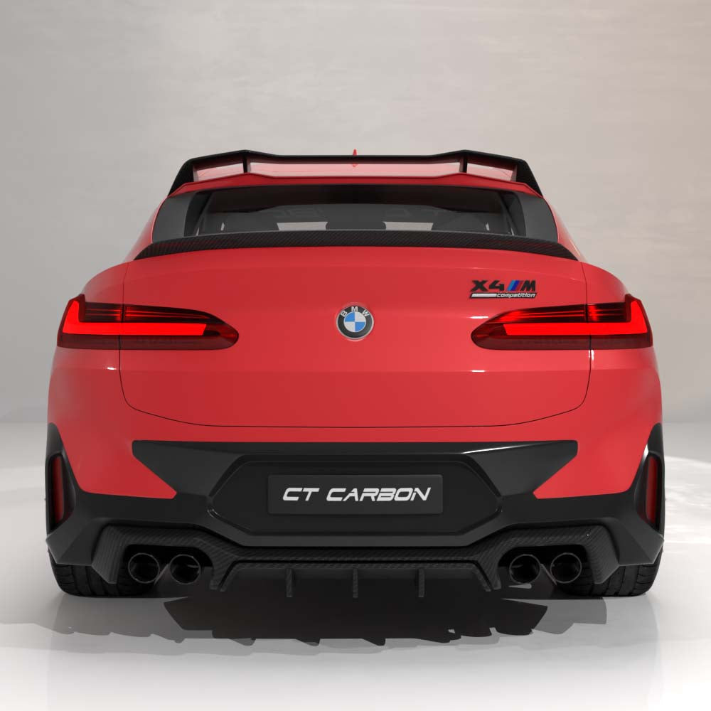BMW G02 X4 & F98 X4M 2019+ CARBON FIBRE ROOF SPOILER - CT DESIGN