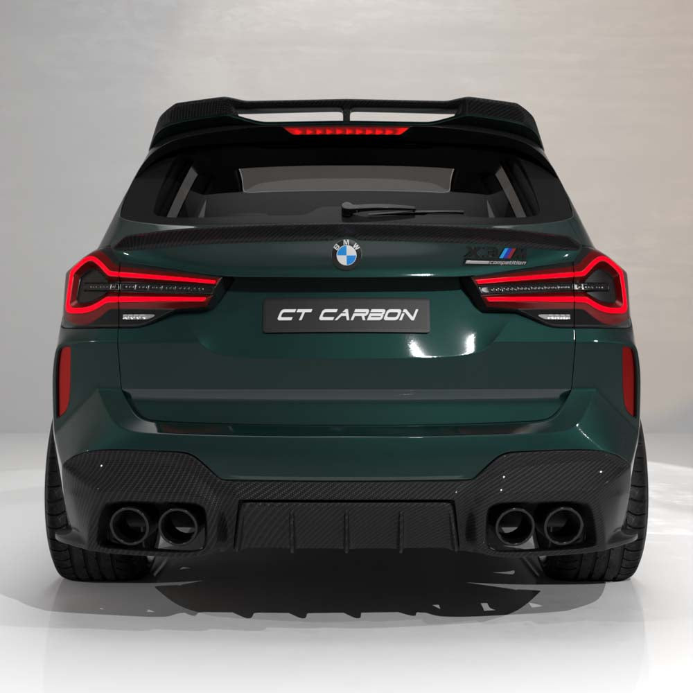 BMW F97 X3M 2021-2024 (LCI) CARBON FIBRE DIFFUSER - CT DESIGN