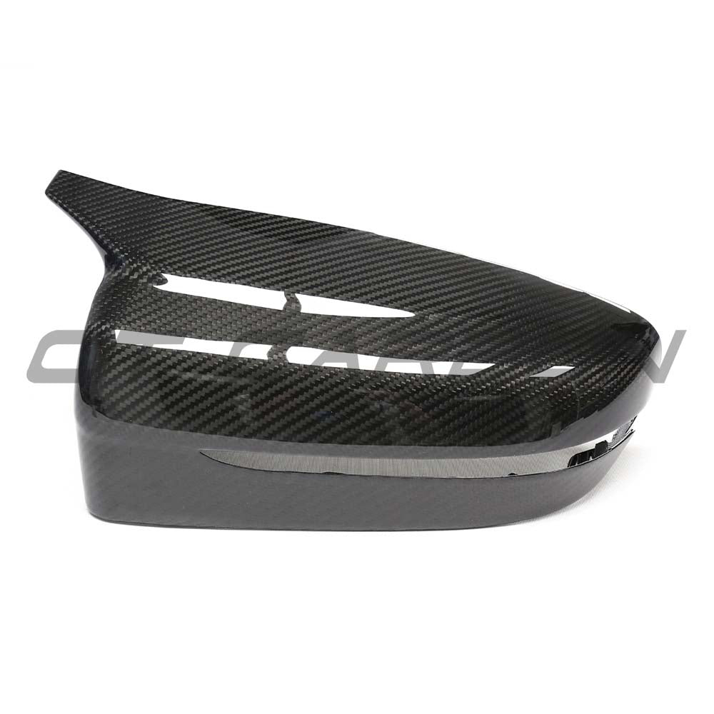 BMW G42 2 SERIES 2022+ RHD DRY CARBON FIBRE MIRRORS - V2