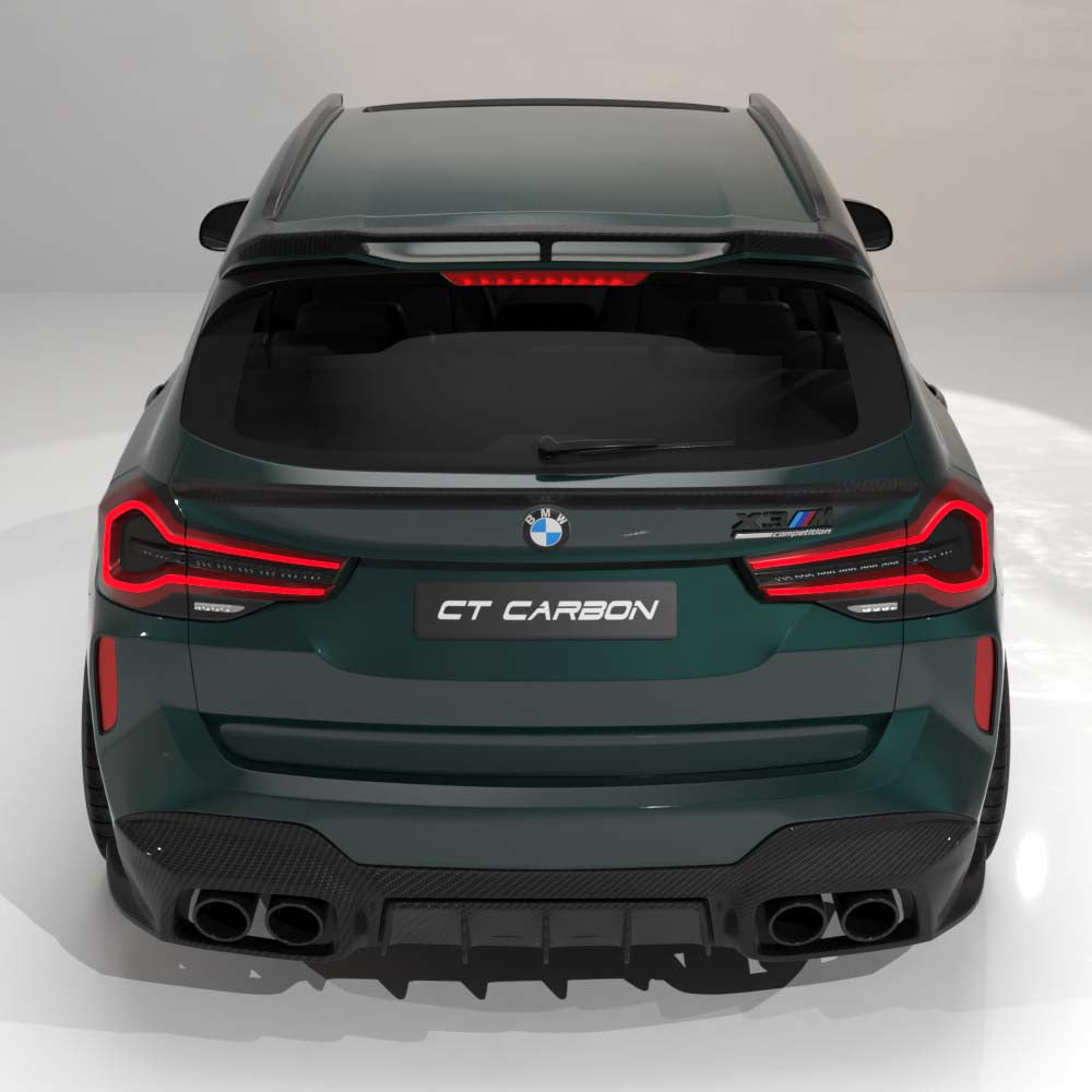 BMW F97 X3M 2021-2024 (LCI) CARBON FIBRE DIFFUSER - CT DESIGN