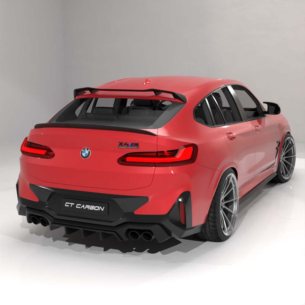 BMW G02 X4 & F98 X4M 2019+ CARBON FIBRE MIDDLE SPOILER - CT DESIGN