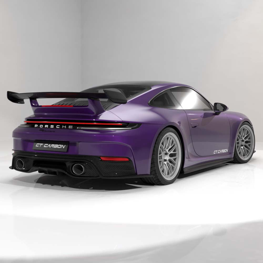 PORSCHE 911 992.2 CARRERA 2024+ CARBON FIBRE DIFFUSER - CT DESIGN