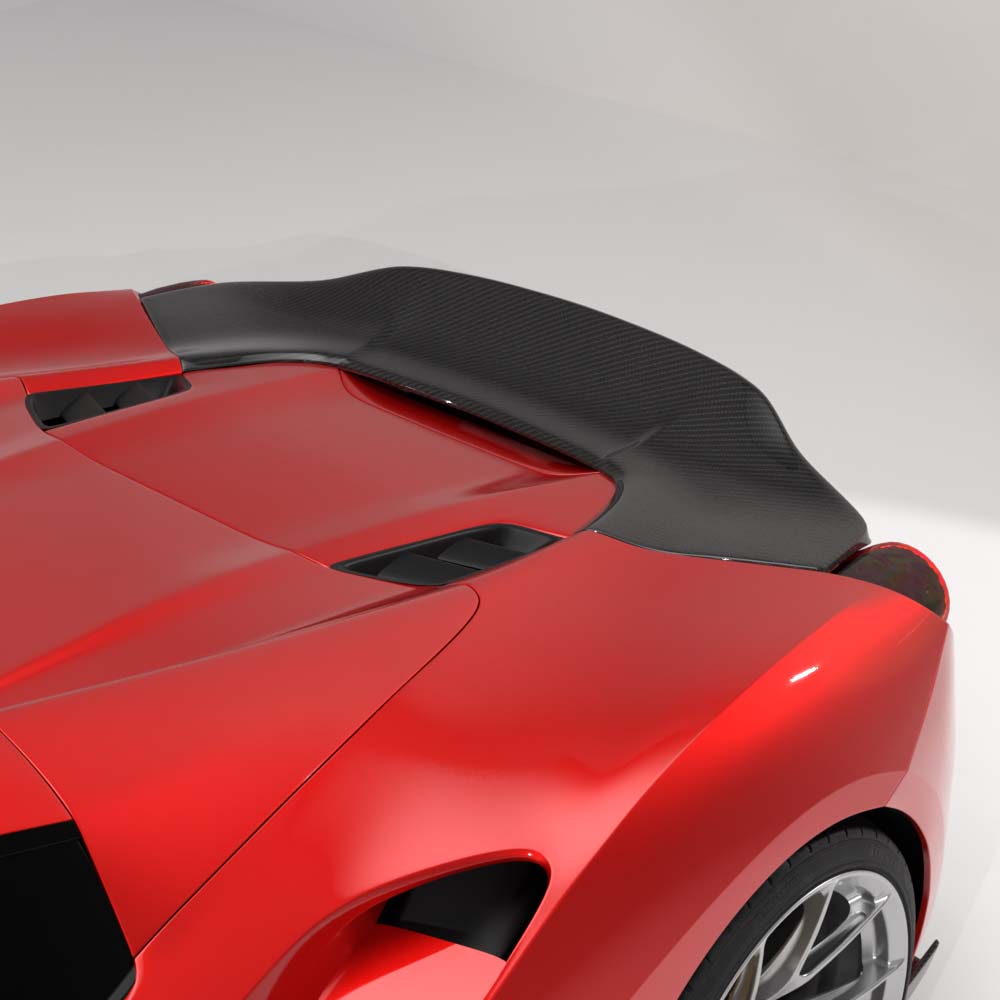 FERRARI 488 SPIDER CARBON FIBRE SPOILER - CT DESIGN
