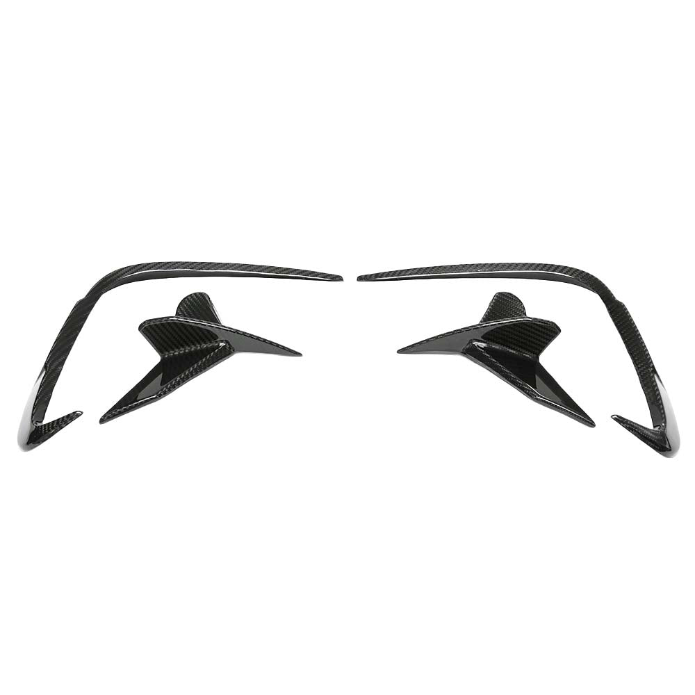 BMW G14/G15/G16 8 SERIES 2018+ DRY CARBON FIBRE SIDE REAR CANARDS
