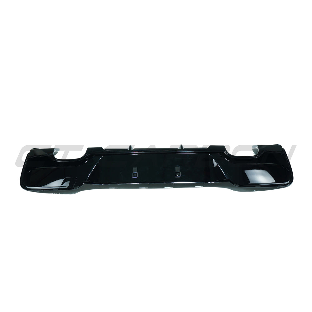 BMW 1 SERIES F20/F21 2012-2014 PRE-LCI GLOSS BLACK DIFFUSER - QUAD TIP