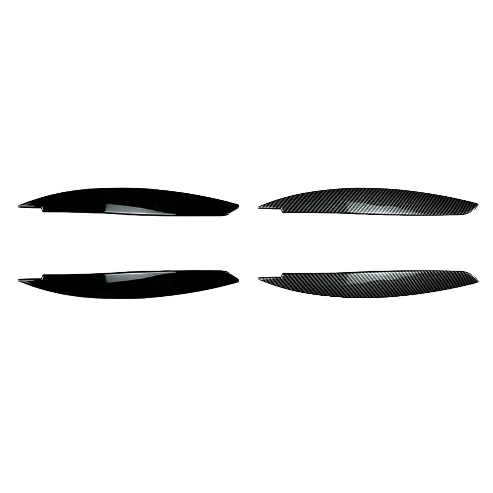 BMW 1 SERIES (E81/E82/E87/E88) 2004-2013 GLOSS BLACK EYEBROWS