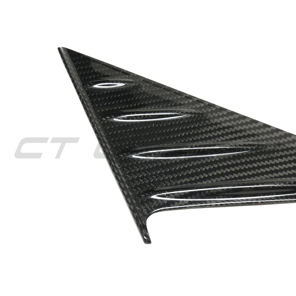 BMW G22/G23/G26 4 SERIES 2021+ DRY CARBON FIBRE MIRROR PILLAR TRIM