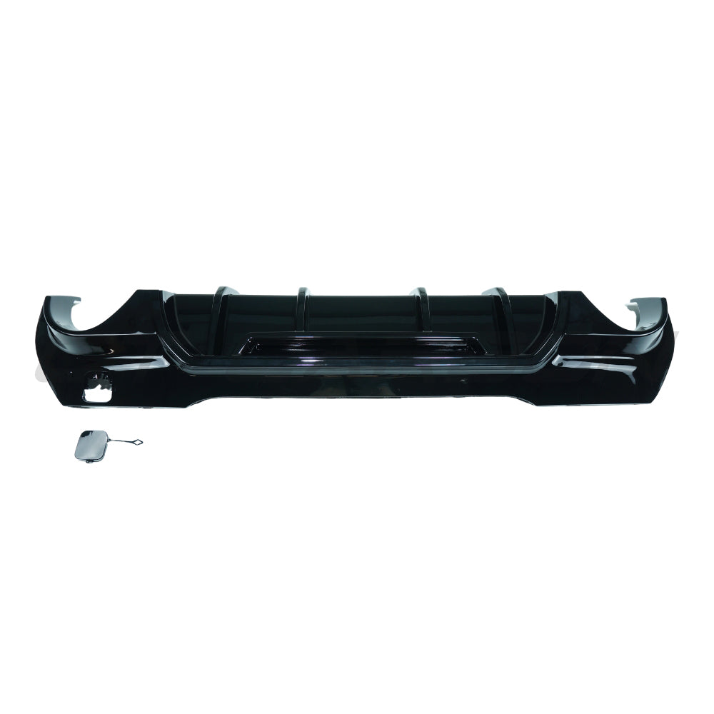 BMW F40 1 SERIES 2019-2024 GLOSS BLACK DIFFUSER - DUAL EXIT - V1