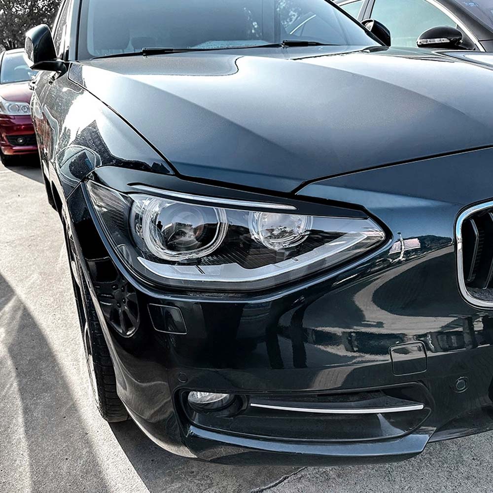 BMW F20/F21 1 SERIES 2012-2015 GLOSS BLACK EYEBROWS
