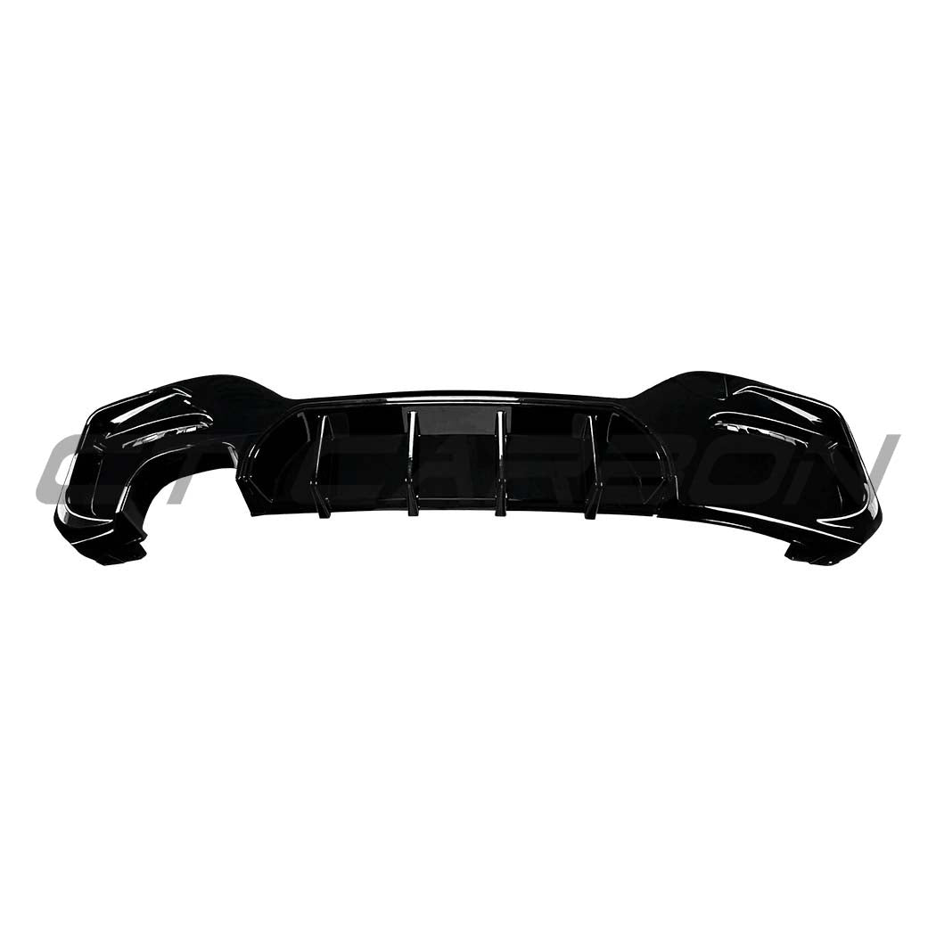 BMW F20 1 SERIES LCI 2015-2019 GLOSS BLACK TWIN LEFT DIFFUSER