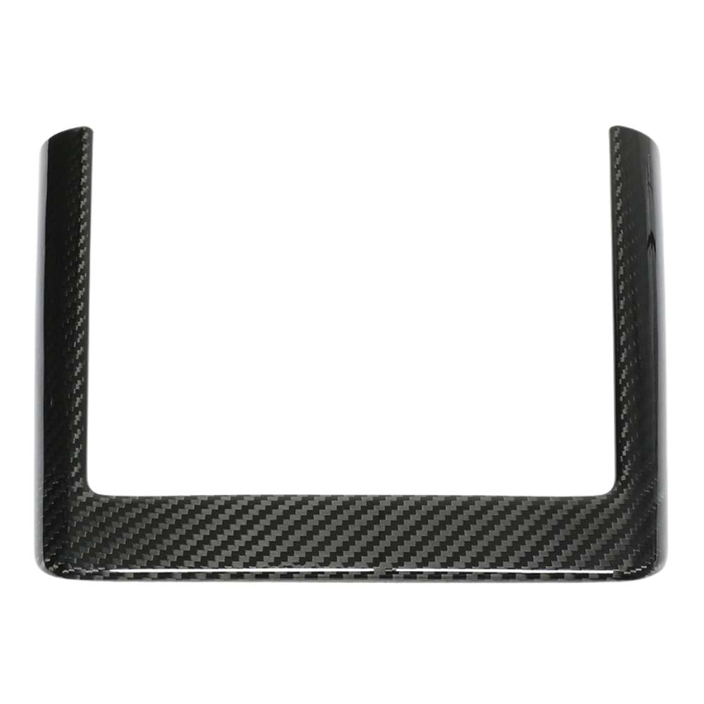 TESLA MODEL Y 2025+ FACELIFT DRY CARBON WIRELESS CHARGER FRAME COVER - V1