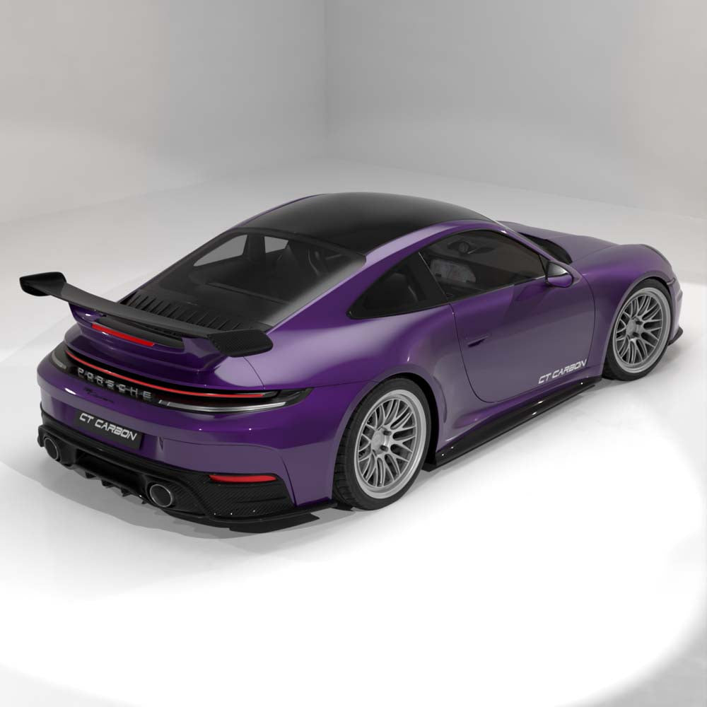 PORSCHE 911 992.2 CARRERA 2024+ CARBON FIBRE DIFFUSER - CT DESIGN