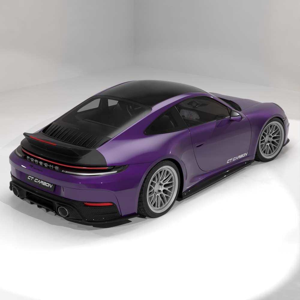 PORSCHE 911 992.2 CARRERA 2024+ CARBON FIBRE DIFFUSER - CT DESIGN