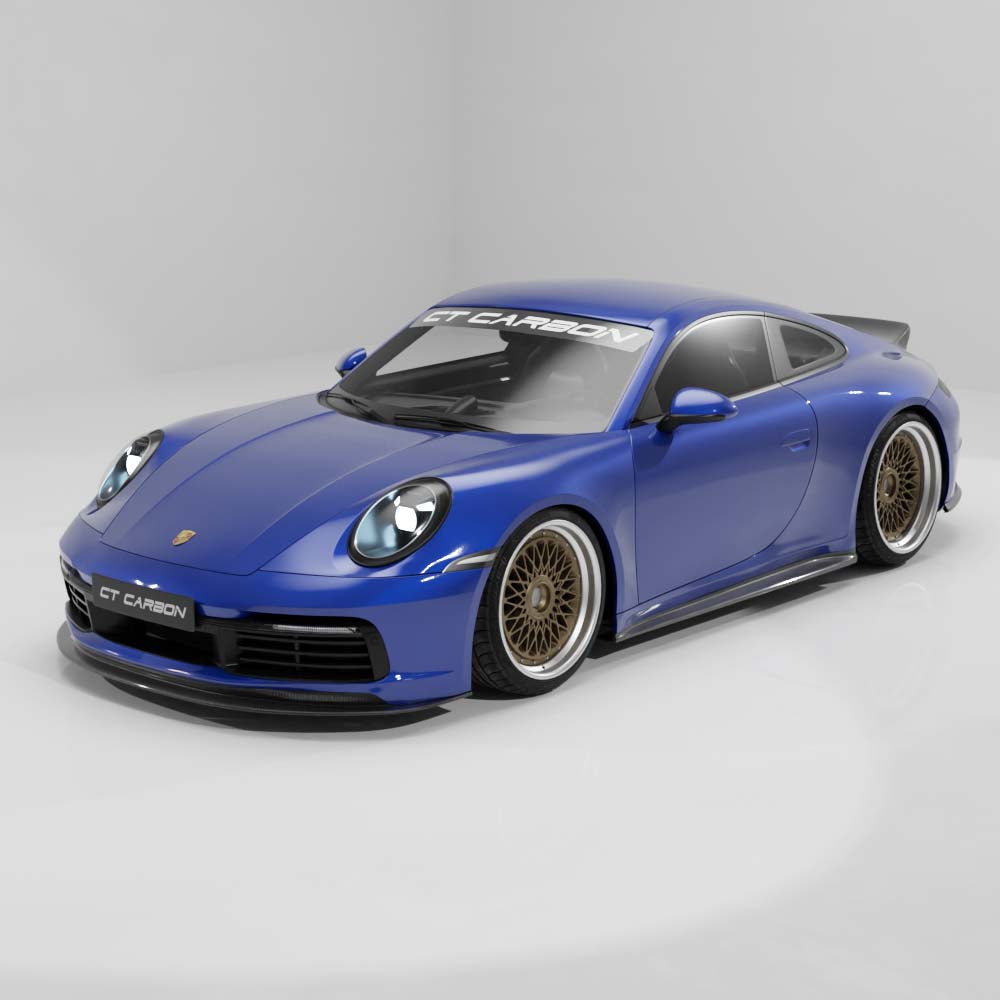 PORSCHE 911 (992.1) CARRERA 2019-2024 CARBON FIBRE KIT - V2 - CT DESIGN
