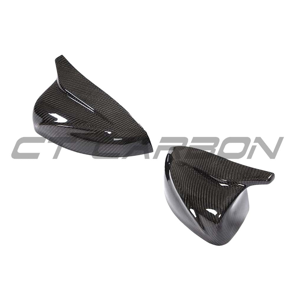 AUDI A3 S3 RS3 8V CARBON FIBRE MIRROR COVERS V2 - WITHOUT LANE ASSIST