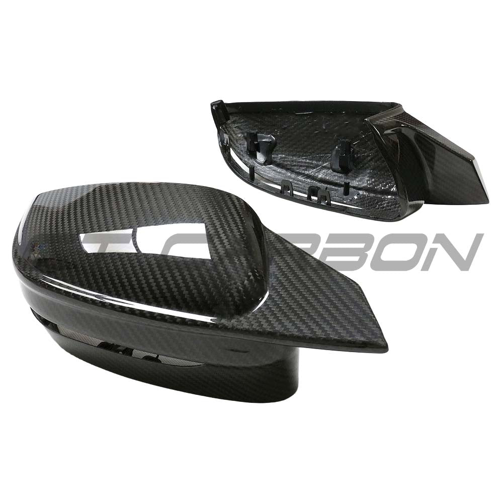 BMW G14/G15/G16 8 SERIES 2018+ LHD DRY CARBON FIBRE MIRRORS - V1