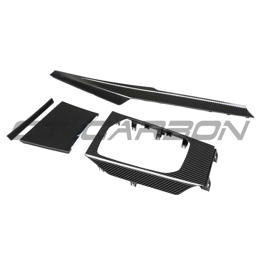 BMW GXX 2022-2024 CARBON FIBRE CENTER CONSOLE TRIM - RHD