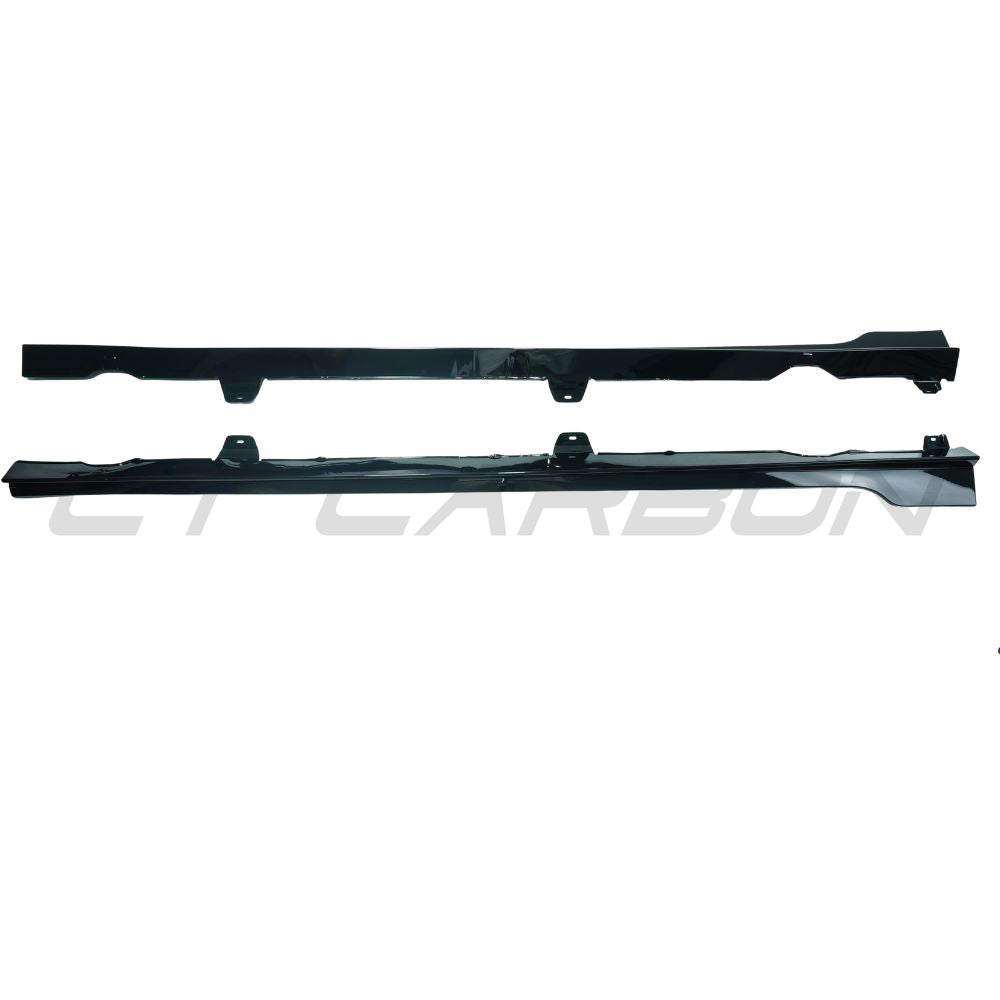 VOLKSWAGEN GOLF GTI/GTD MK7/7.5 2014-2020 GLOSS BLACK SIDE SKIRTS - TC STYLE