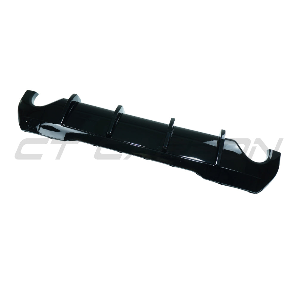 BMW F40 1 SERIES 2019-2024 GLOSS BLACK DIFFUSER - DUAL EXIT - V3