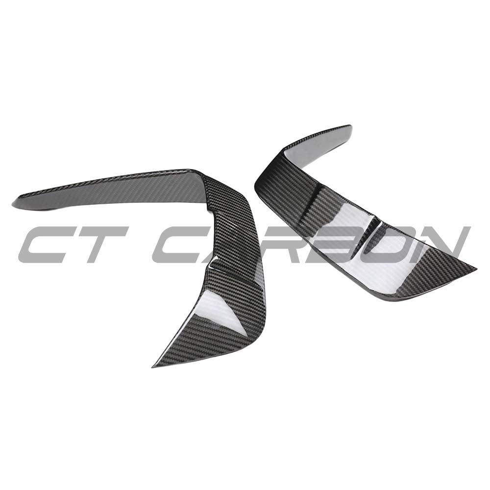 BMW G14/G15/G16 8 SERIES 2018+ DRY CARBON FIBRE SIDE FRONT CANARDS