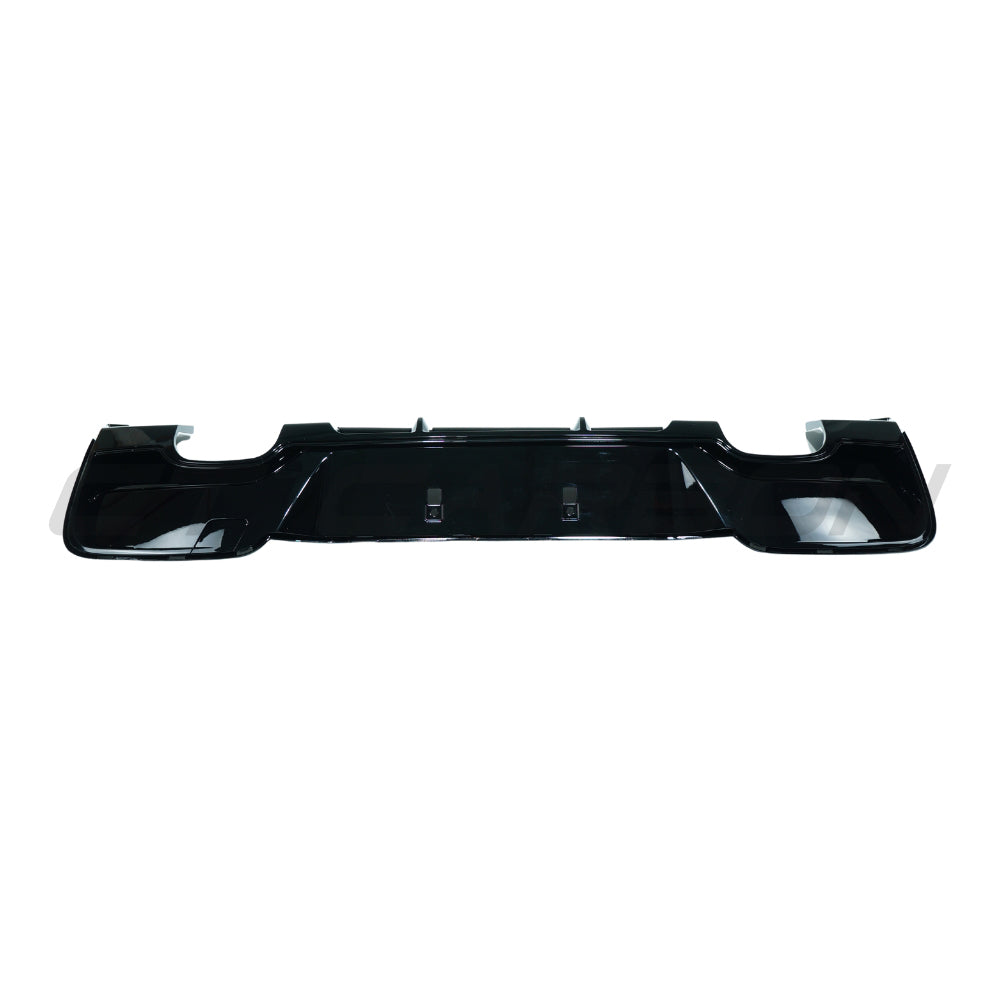 BMW 1 SERIES F20/F21 2012-2014 PRE-LCI GLOSS BLACK DIFFUSER - DUAL TIP
