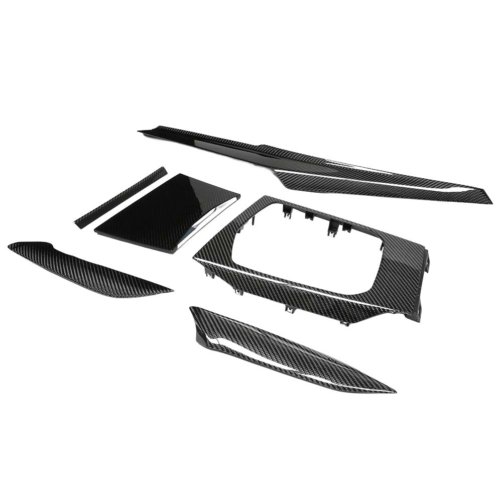 BMW GXX 2022-2024 CARBON FIBRE CENTER CONSOLE TRIM - LHD