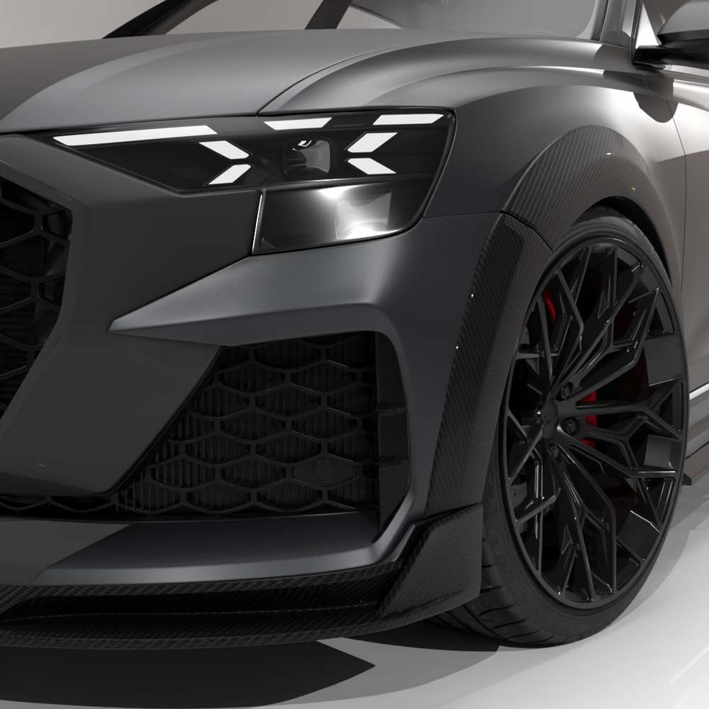 AUDI RSQ8 2025+ FACELIFT CARBON FIBRE ARCH EXTENSIONS - CT DESIGN