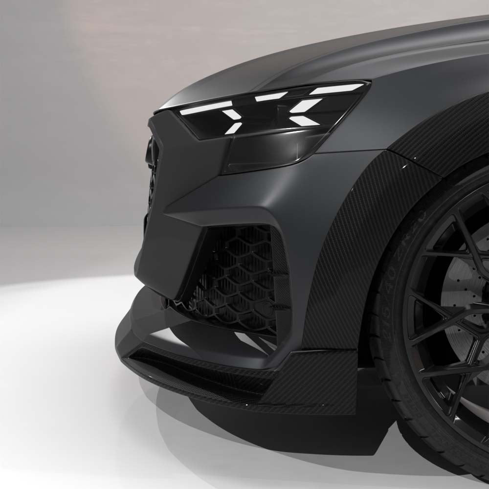 AUDI RSQ8 2025+ FACELIFT CARBON FIBRE FRONT VENT TRIM - CT DESIGN
