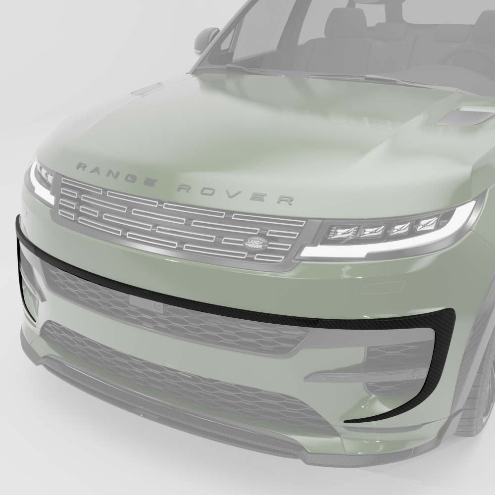 RANGE ROVER SPORT L461 2023+ CARBON FIBRE FRONT BUMPER TRIM - CT DESIGN