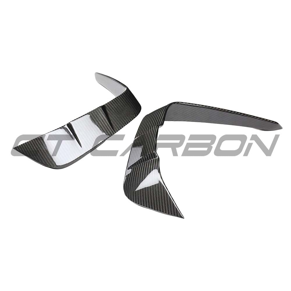 BMW G14/G15/G16 8 SERIES 2018+ DRY CARBON FIBRE SIDE FRONT CANARDS
