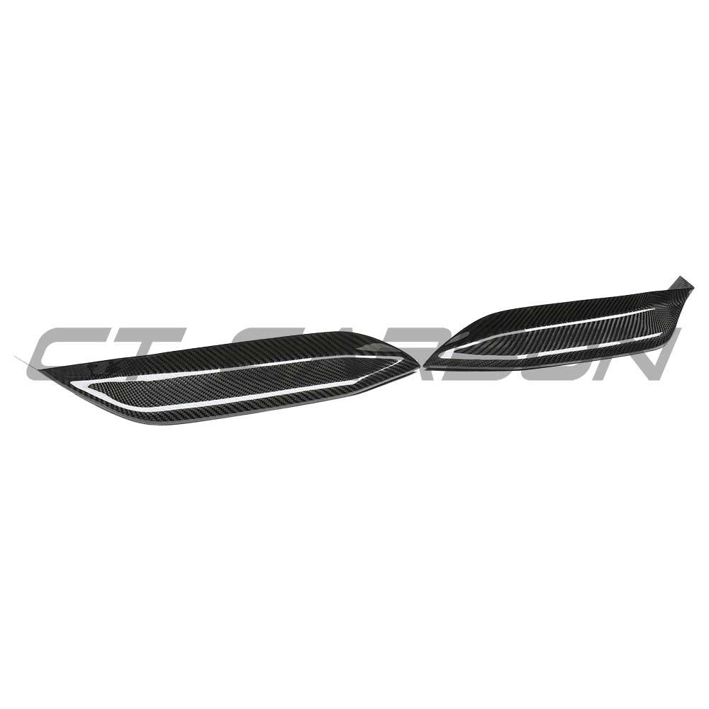 BMW M3/M4 (F80 F82 F83) 2014-2020 UPPER FRONT CARBON FIBRE CANARDS