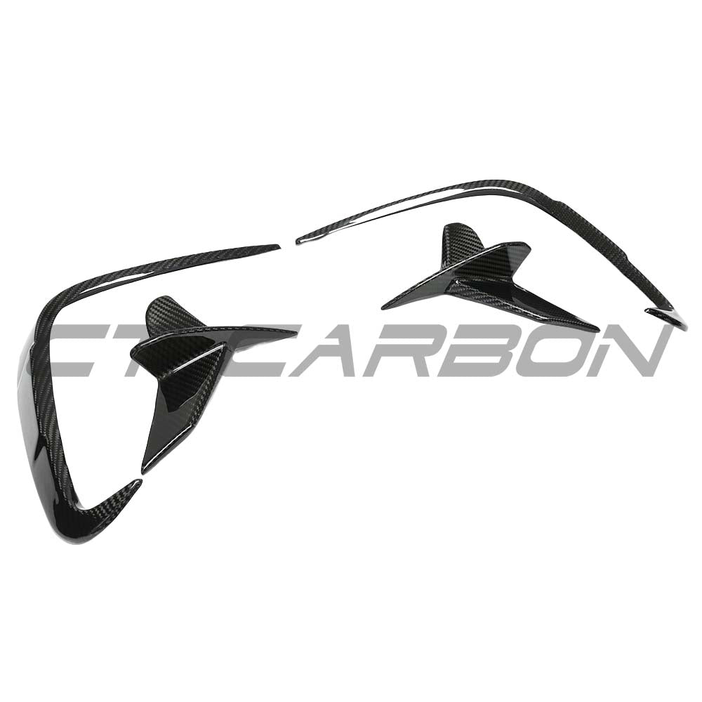 BMW G14/G15/G16 8 SERIES 2018+ DRY CARBON FIBRE SIDE REAR CANARDS