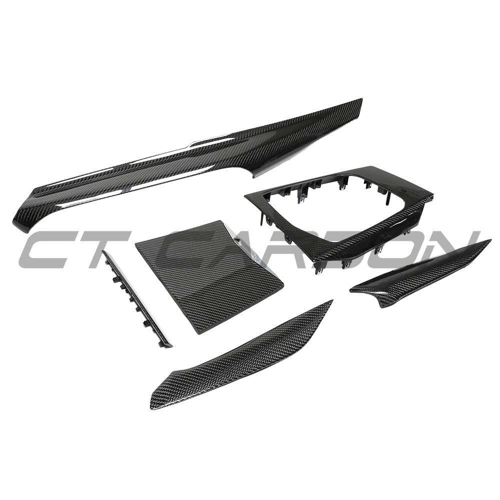 BMW GXX 2025+ LCI CARBON FIBRE CENTER CONSOLE TRIM - LHD