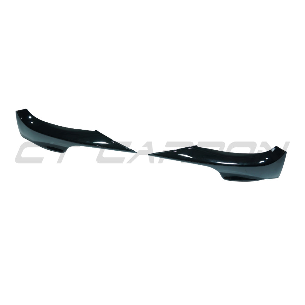 BMW E92/E93 3 SERIES PRE-LCI 2006-2009 GLOSS BLACK SPLITTER CORNERS - V2