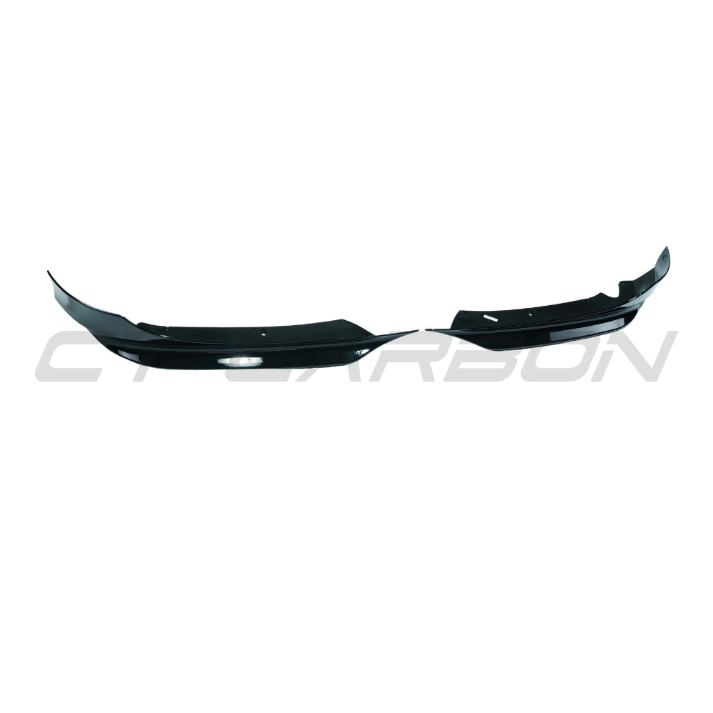 BMW E90/E91 3 SERIES LCI SE 2008-2012 GLOSS BLACK SPLITTER CORNERS - V1