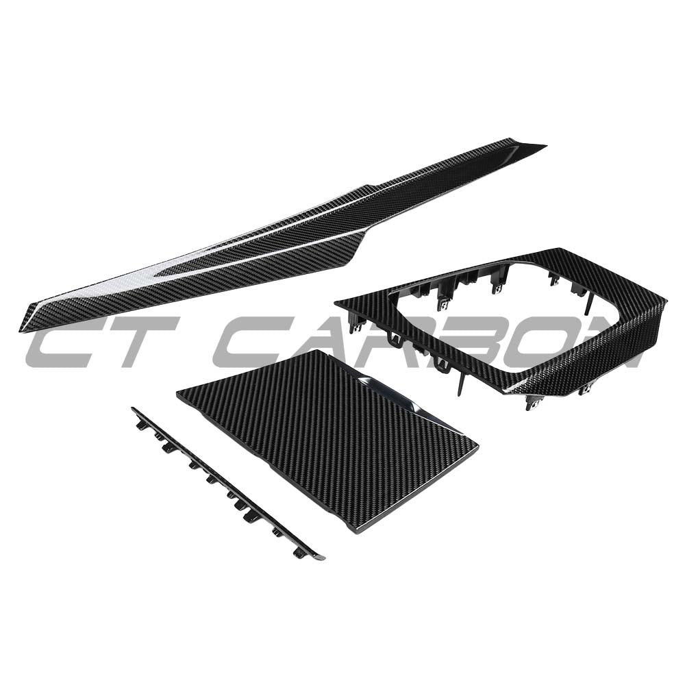 BMW GXX 2022-2024 CARBON FIBRE CENTER CONSOLE TRIM - RHD