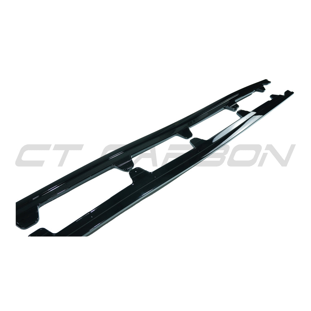 BMW E90/E91 3 SERIES 2005-2013 GLOSS BLACK SIDE SKIRTS - V1