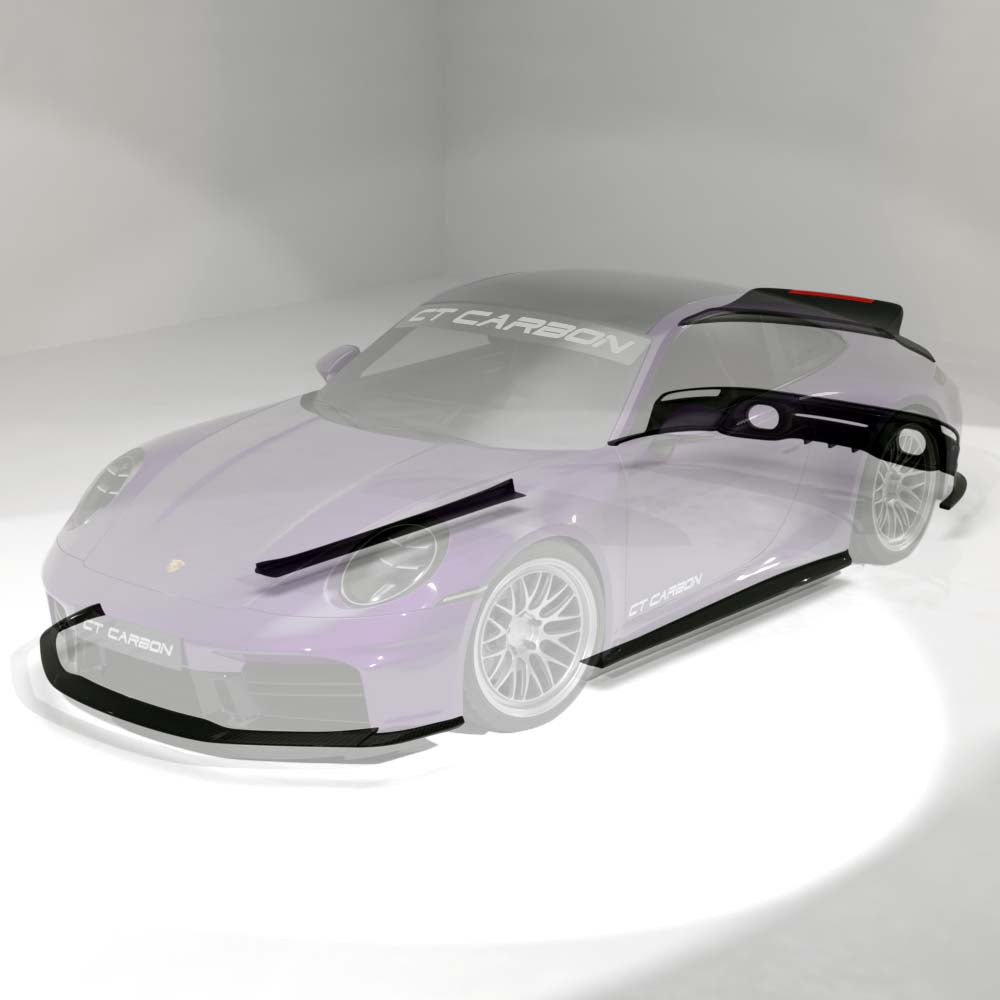 PORSCHE 911 992.2 CARRERA 2024+ CARBON FIBRE KIT - V4 - CT DESIGN